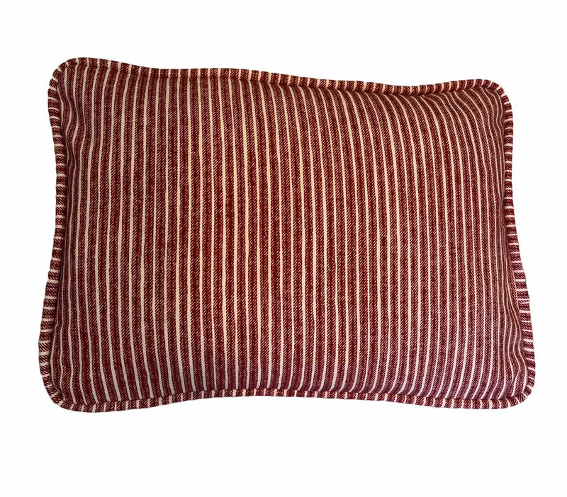 Limited Edition Luxury Handmade Fermoie Fabric Piped 30 x 40cm Cushion