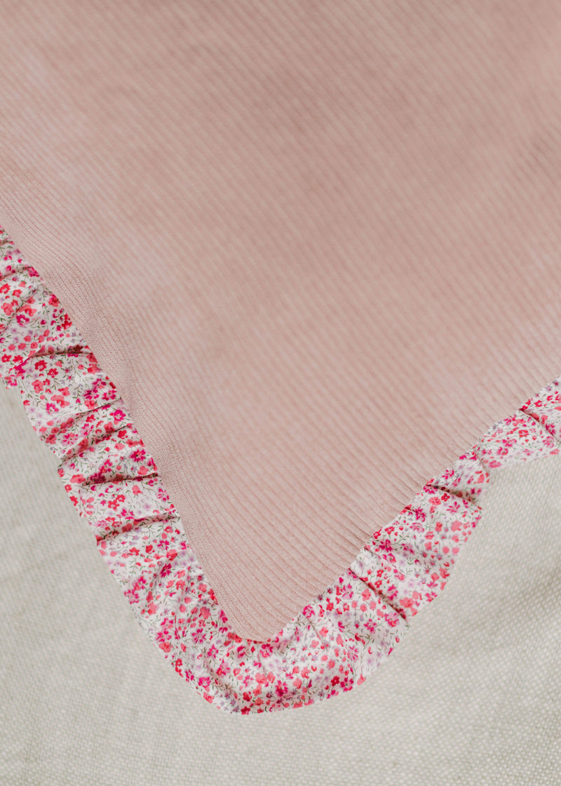Pink Corduroy with Liberty Fabrics Phoebe