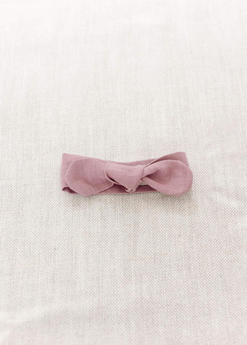 Palomas Products Lilac Linen Necktie