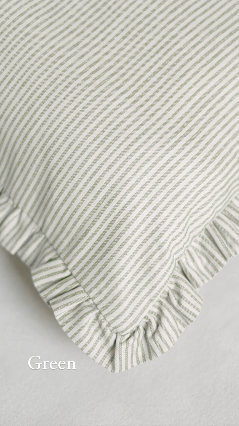Palomas Products Green Striped Limited Edition Fermoie Fabrics Dog Bed Cushions  