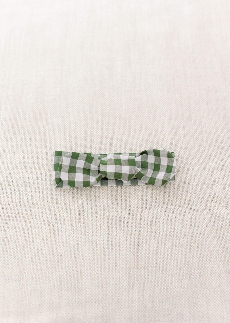 Palomas Products Green Gingham Necktie