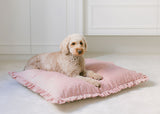 Palomas Products Pink Striped Limited Edition Fermoie Fabrics Dog Bed Cushions  