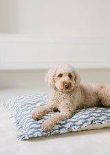 Palomas Products Blue Botany Limited Edition Fermoie Fabrics Dog Bed Cushions 