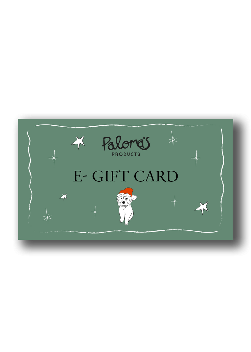 Paloma's Products Christmas gift card